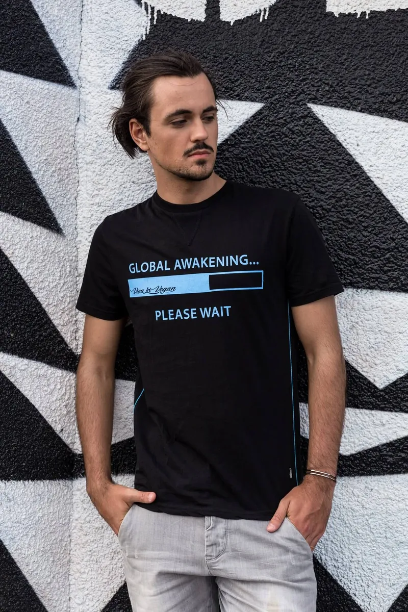 Unisex Vegan T-shirt Global Awakening £7.50 @ Viva La Vegan
