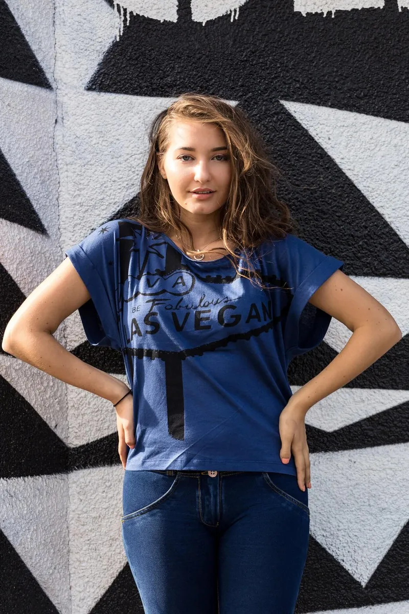 Women's Vegan T-shirt Fabulous Las Vegan £10 @ Viva La Vegan