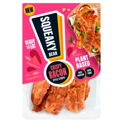 Squeaky Bean Crispy Bacon Style Strips 50g £1.83 (was £2.73) @ Asda