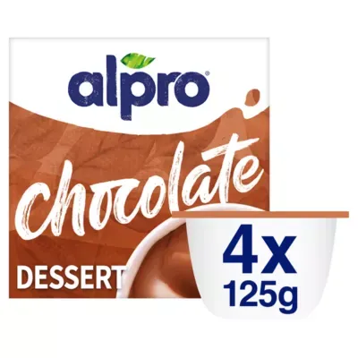Alpro Chocolate Dairy Free Vegan Soya Dessert 4x125g – Now £1.52 @ Asda