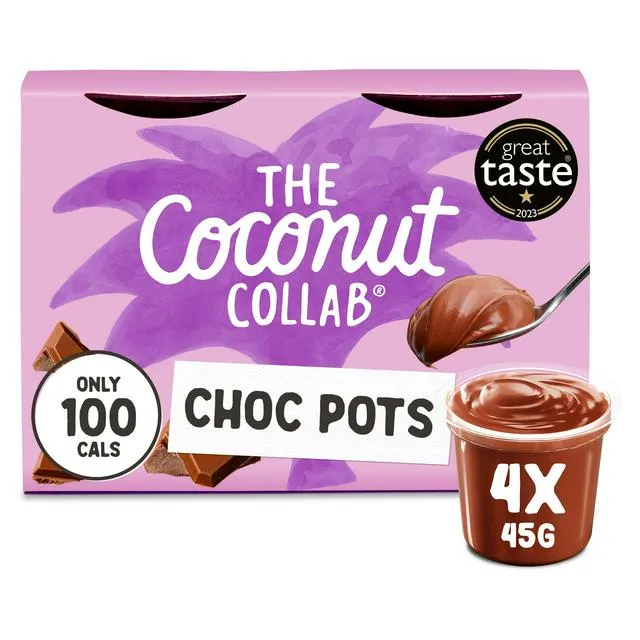 The Coconut Collab Choc Pots 4x45g Nectar Price £2.20 @ Sainsbury's