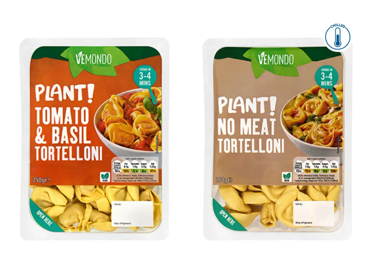 Vemondo Vegan Tortelloni 250g — Lidl Plus £1.29 (was £1.69)
