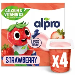 Alpro Kids Strawberry Soya Yoghurt 4x115g – Now £1.55 @ Morrisons