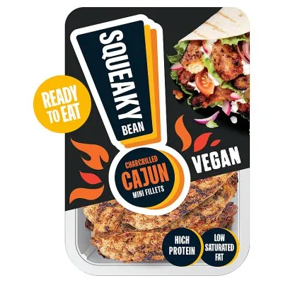 Squeaky Bean Vegan Chargrilled Cajun Mini Fillets 120g £2.85 @ Waitrose