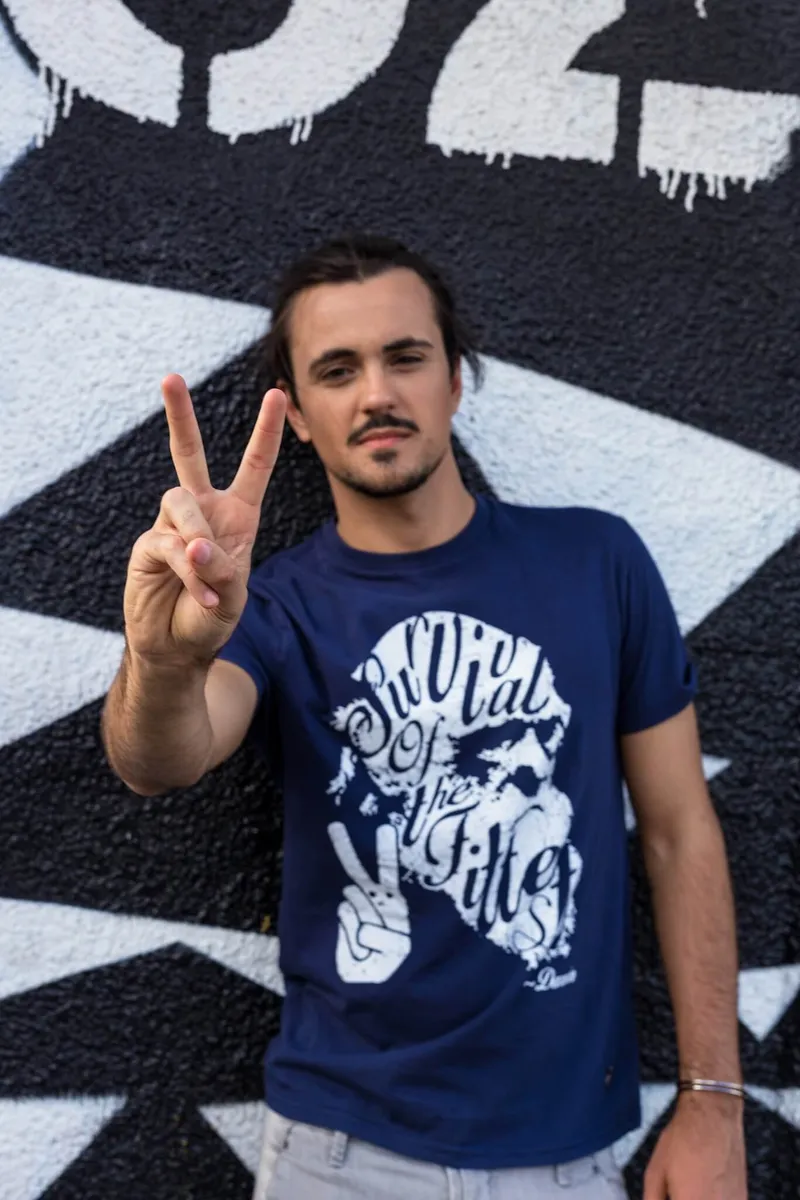 Men's/Unisex Vegan T-shirt Survival of the Fittest £7.50 @ Viva La Vegan