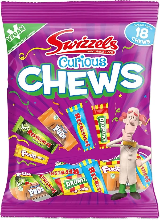 Swizzels Curious Chew Vegan Sweets 4x171g – £3.75 @ Amazon
