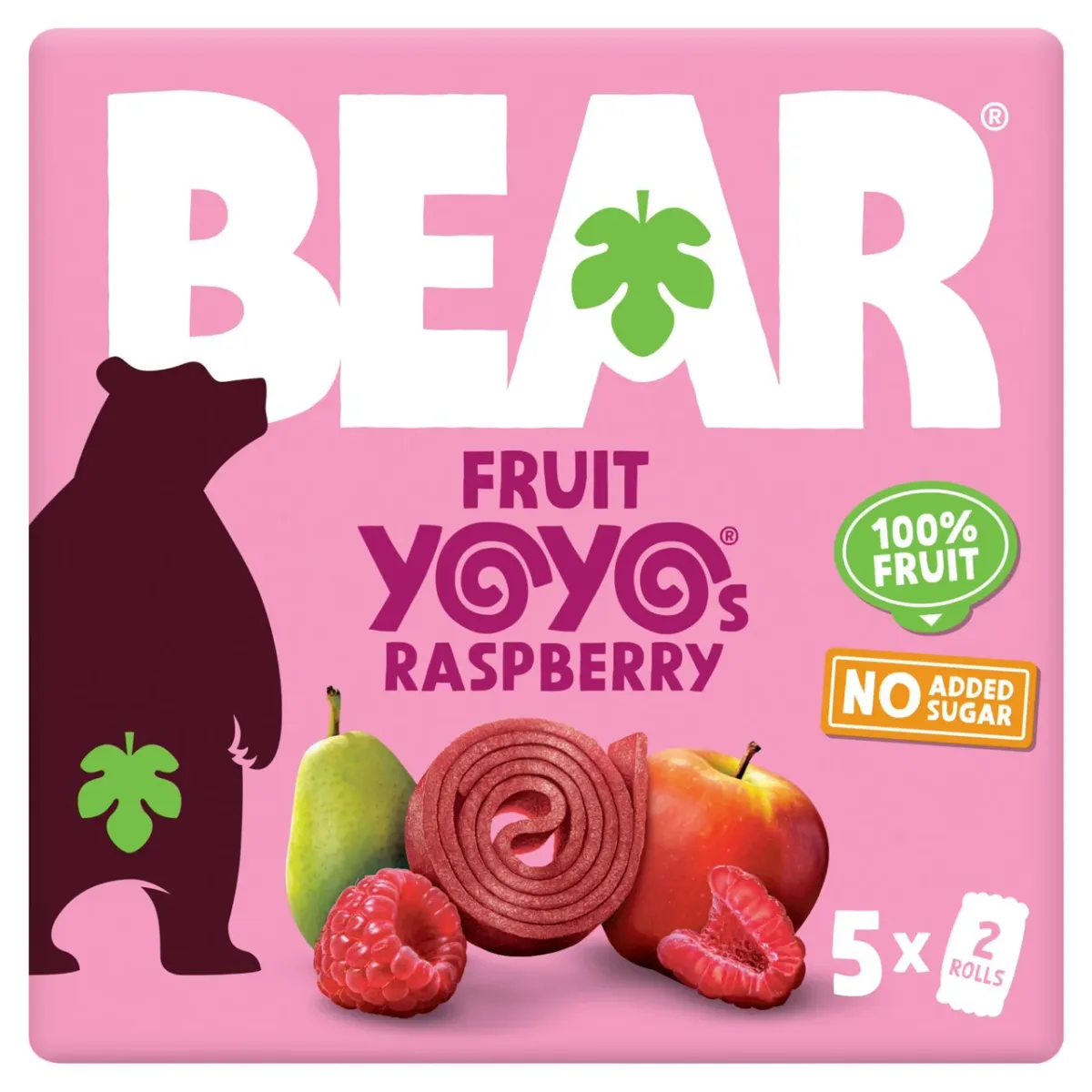 BEAR Fruit Yoyos Raspberry Multipack 5x20g – Now £2.00 @ Ocado
