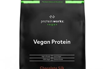 Protein Works – Vegan Protein Powder, Plant Based Protein Shake, Vegan Blend, Gluten Free, 33 Servings, Chocolate Silk, 1 kg – ONLY £9.06 (42%), RRP £21.70