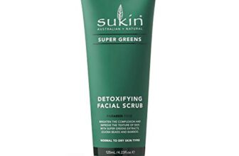 Sukin Super Greens Face Scrub 125ml – with Kale, Spirulina & Pineapple; Cruelty Free & Vegan Friendly -Polishes Leaving the Skin Smooth and Free of Impurities. – ONLY £5.95, RRP £9.97
