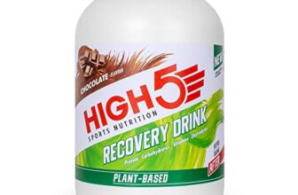 HIGH5 Recovery Drink, Plant Based Pea Protein, Promotes Recovery (Chocolate, 1.6kg) – ONLY £33.86 (68%), RRP £49.99