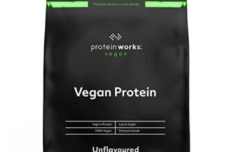 Protein Works – Vegan Protein Powder, Plant Based Protein Shake, Vegan Blend, Gluten Free, 33 Servings, Unflavoured, 1 kg – ONLY £8.38 (40%), RRP £21.02