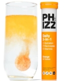 Phizz Electrolytes, Multivitamin & Hydration Tablets – 20 Effervescent Rehydration Electrolyte Tablets – 18 Vitamins & Minerals, Vitamin C, Vegan, Vegetarian & Low Calorie (Orange, 20 Tablets) | ONLY £5.33 RRP £7.99, (33% OFF!) w/ FREE DELIVERY