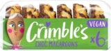 Mrs Crimble’s Gluten Free Vegan Choc Covered Coconut Macaroons, Premium Quality & Certified Free from Gluten, Wheat Free & Vegetarian Friendly, Pack of 6 (195g) | ONLY £1.25 RRP £1.80, (31% OFF!) w/ FREE DELIVERY