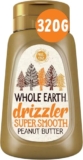 Whole Earth Drizzler Original Roasted Peanut Butter, Super Smooth Squeezy Runny Nutty Spread Made with 100% Peanuts, All Natural Ingredients, No Added Sugar, Gluten Free, Vegan Friendly – 320g | ONLY £2.00 RRP £3.30, (39% OFF!) w/ FREE DELIVERY