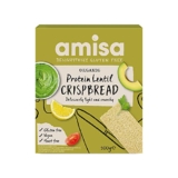 Amisa Organic Gluten-Free Protein Lentil Crispbread, 100g – Yeast Free & Low Carb – Plant-Based Protein – The Perfect Vegan Snack | ONLY £2.19 RRP £5.33, (59% OFF!) w/ FREE DELIVERY