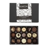 Kakoa Iconic Vegan Chocolate Selection Box – 15 Chocs | Brownie, Coffee, Caramel, Liqueur | ONLY £15.99 RRP £19.99, (20% OFF!) w/ FREE DELIVERY