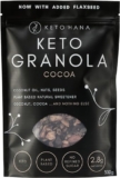 Keto Hana Cocoa Keto Granola Keto Diet Vegan Grain Free Dairy Free Plant Based No Refined Sugars Gluten Free 2.2g Net Carbs Breakfast Cereal – 300gr/0.6lbs | ONLY £7.97 RRP £9.99, (20% OFF!) w/ FREE DELIVERY