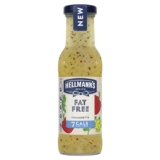 Hellmann’s Fat Free Vinaigrette vegan salad dressing with only 7 calories per serving for salads and grain bowls 250 ml | ONLY £1.50 RRP £2.00, (25% OFF!) w/ FREE DELIVERY