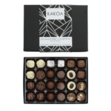 Kakoa Vegan Chocolate Selection Box – 24 Milk Chocs | Brownie, Coffee, Caramel, Liqueur etc | ONLY £15.59 RRP £29.99, (48% OFF!) w/ FREE DELIVERY