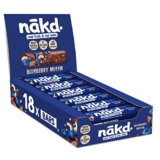 Nakd Blueberry Muffin Natural Fruit & Nut Bars – Vegan – Healthy Snack – Gluten Free – 35g x 18 bars | ONLY £10.13 RRP £19.49, (48% OFF!) w/ FREE DELIVERY