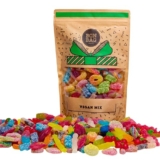 BON BAG – Vegan Fizzy and Fizz-Free Pick And Mix Jelly Sweets, 1L Pouch Bags Of Sweets. Bulk Candy Assortment In Large Resealable Party Bag, Great For Sharing Or As A Treat Gift (800g) | ONLY £9.99 RRP £13.99, (29% OFF!) w/ FREE DELIVERY