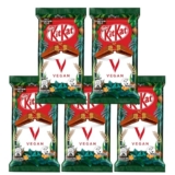 5x Kitkat Vegan Chocolate Bar 4 Finger Biscuit Bar Dark Chocolates Gift Box Kit-Kat Vegan Treats for Movie Snacks, Xmas Eve Snacks or Small Gifts Sweet Treats for Christmas Birthday | ONLY £9.98 RRP £12.99, (23% OFF!) w/ FREE DELIVERY