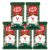 5x Kitkat Vegan Chocolate Bar 4 Finger Biscuit Bar Dark Chocolates Gift Box Kit-Kat Vegan Treats for Movie Snacks, Xmas Eve Snacks or Small Gifts Sweet Treats for Christmas Birthday | ONLY £9.99 RRP £12.99, (23% OFF!) w/ FREE DELIVERY