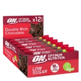 Optimum Nutrition Double Rich Chocolate Plant Protein Bar, 12 x 60g | ONLY £14.99 RRP £29.99, (50% OFF!) w/ FREE DELIVERY