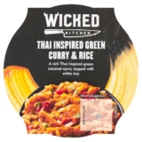 Wicked Kitchen Ready to Eat Meals, Thai Inspired Green Curry & Rice 300g Pot, Microwavable, Plant-Based, Dairy-Free, Instant Meal | ONLY £2.00 RRP £2.65, (25% OFF!) w/ FREE DELIVERY