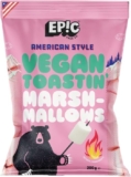 EPIC SNAX CO Vegan Toastin’ Marshmallows, Plant Based American Style Mallows, 200 g (Pack of 1)