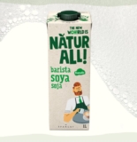 Barista Soya Natur All Drink, 6 X 1LITRE, Perfect plant-based drink for coffee lovers, Delicious a fluffy and light foam £8.38 ONLY! @ AMAZON
